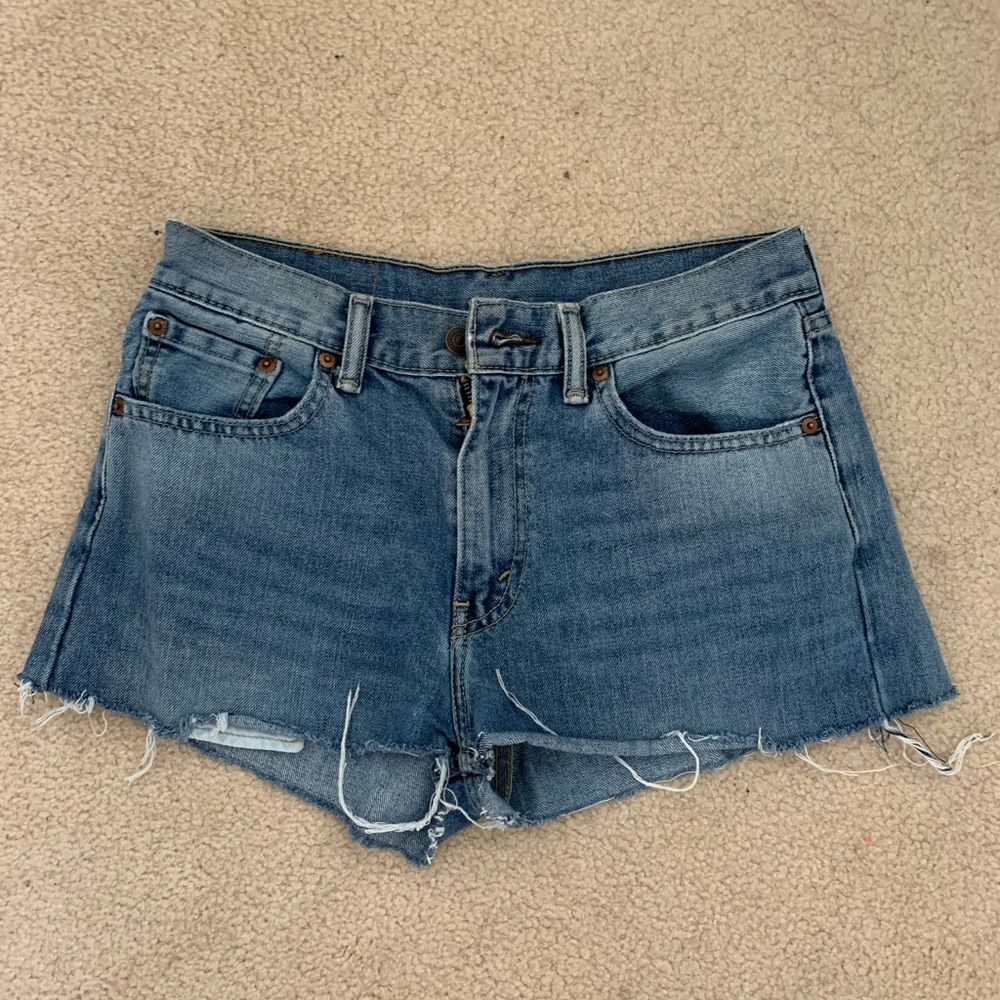 Levi jeans made jean shorts